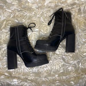 Zara lug sole platform boot